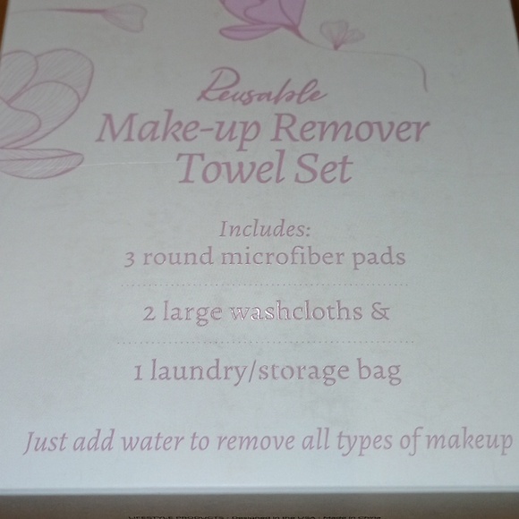Lily Eden Reusable Make up Makeup Remover Towel Pads Box Set - Picture 2 of 13